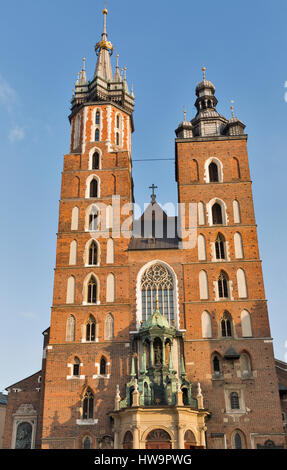 Kirche der Gottesmutter angenommen, in den Himmel auch bekannt als St. Mary Church in Krakau, Polen Stockfoto