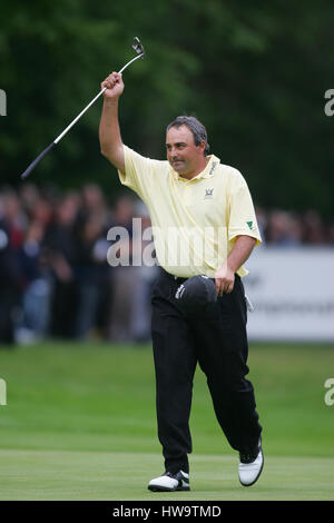 ANGEL CABRERA BMW CHAMPIONSHIP Gewinner 2005 WENTWORTH GOLF CLUB VIRGINIA Wasser ENGLAND 29 Mai 2005 Stockfoto