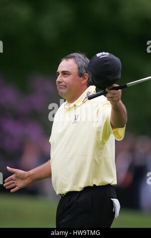 ANGEL CABRERA BMW CHAMPIONSHIP Gewinner 2005 WENTWORTH GOLF CLUB VIRGINIA Wasser ENGLAND 29 Mai 2005 Stockfoto