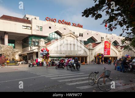 Vietnam, Hanoi, Dong Xuan Markt, außen Stockfoto