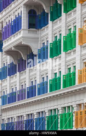 Singapur, MITA Gebäude, Ministerium für Information und die Künste, untergebracht im ehemaligen Polizeikaserne Stockfoto