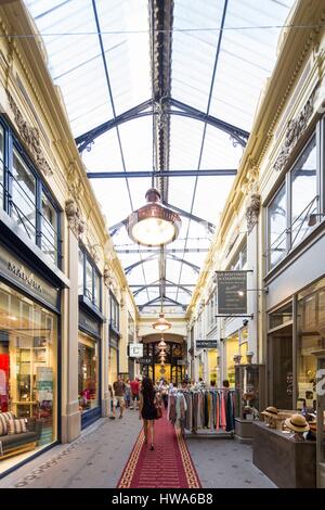 Frankreich, Gironde, Bordeaux, Weltkulturerbe der UNESCO, Tringle d ' or Bezirk Sarget Galerie Bereich Stockfoto