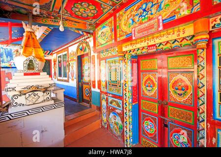 China, Provinz Sichuan, Jiuzhaigou Nationalpark Weltkulturerbe der UNESCO, Shuzheng tibetischen Dorf