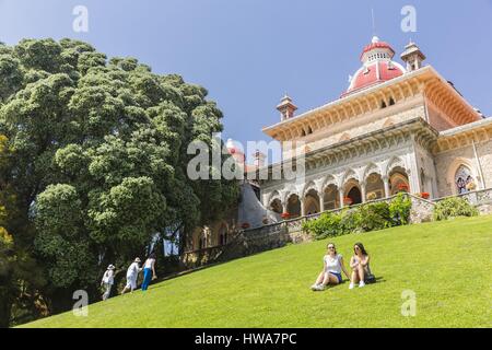 Portugal, Lisboa e Setubal Provinz Sintra Weltkulturerbe der UNESCO, der Monserrate-Palast Stockfoto