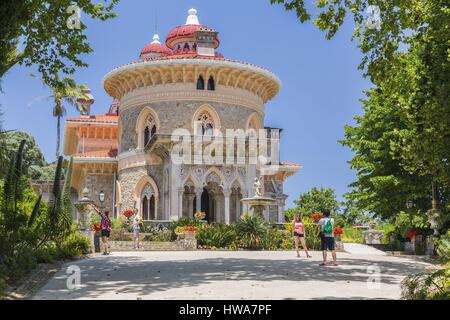 Portugal, Lisboa e Setubal Provinz Sintra Weltkulturerbe der UNESCO, der Monserrate-Palast Stockfoto