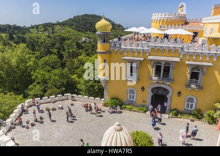 Portugal, Lisboa e Setubal Provinz Sintra Weltkulturerbe der UNESCO, Pena Nationalpalast Stockfoto