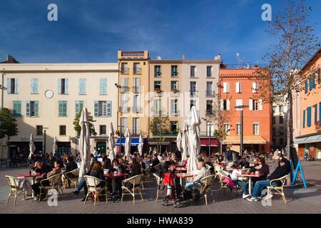 Frankreich, Pyrenäen Orientales, Perpignan, Place De La République Stockfoto