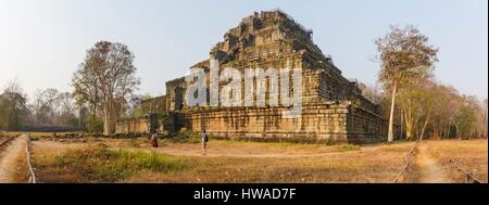 Kambodscha, Provinz Preah Vihear, Koh Ker, Prasat Thom Stockfoto