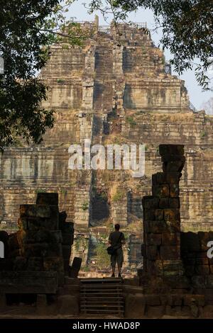 Kambodscha, Provinz Preah Vihear, Koh Ker, Prasat Thom Stockfoto