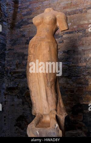 Kambodscha, Provinz, Sambor Prei Kuk, Durga Statue in Kompong Thom Stockfoto