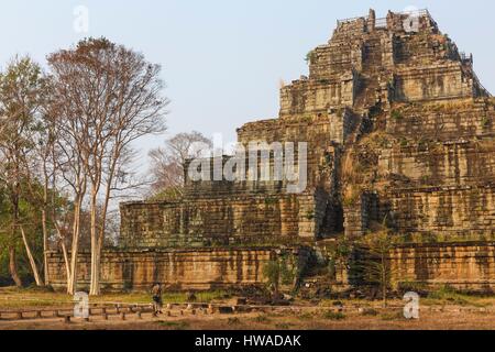 Kambodscha, Provinz Preah Vihear, Koh Ker, Prasat Thom Stockfoto