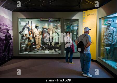 USA, South Carolina, Parris Island USMC Basis, uns Marines Museum Parris Island, Innenraum Stockfoto