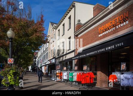 USA, New Jersey, Princeton, Princeton University, Princeton Universität Store Nassau Street Stockfoto