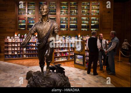 USA, North Carolina, Charlotte, The Billy Graham Library, Bibliothek und Kapelle durch das Elternhaus des bekannten Evangelisten Billy Graham, der scul Stockfoto