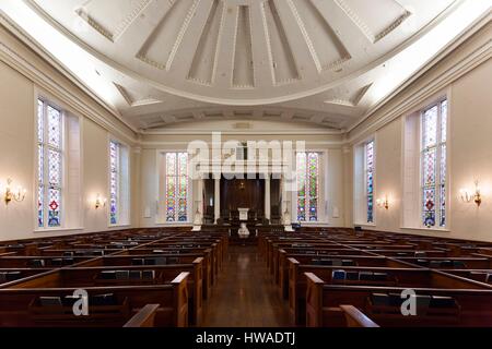 Kahal Kadosh Beth Elohim Synagogue, älteste kontinuierlich verwendet in den Vereinigten Staaten, Charleston, South Carolina, Vereinigte Staaten innen Stockfoto