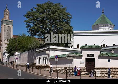 Frankreich, Paris, große Moschee von Paris, Apotheke Eingang Stockfoto