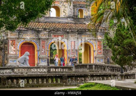 Vietnam, North Central Coast Region, Provinz Thua Thien-Hue, Hue, die Kaiserstadt, aufgeführt als Weltkulturerbe von der UNESCO zum Tor der Menschheit Stockfoto