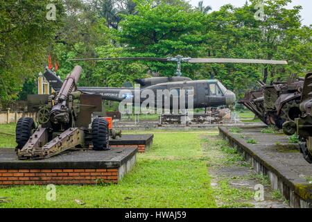 Vietnam, North Central Coast Region, Provinz Thua Thien-Hue, Hue, allgemeine Museumskomplex, US-Militär Fahrzeuge während der USA-Vietnam-Krieg erobert Stockfoto