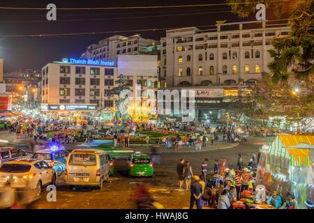 Vietnam, Central Highlands Region, Dalat, Hoa Binh-Platz Stockfoto