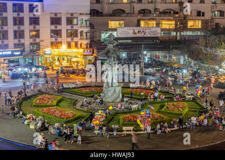 Vietnam, Central Highlands Region, Dalat, Hoa Binh-Platz Stockfoto