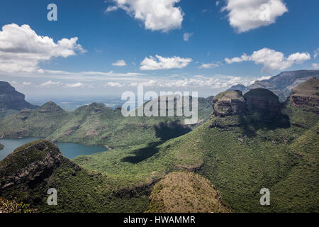 Atemberaubende Landschaft der Panorama Route in Südafrika - Blyde River Canyon Stockfoto