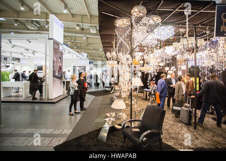 Ferniture und Dekor Messe in Poznan, Polen Stockfoto