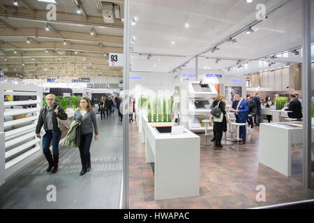 Ferniture und Dekor Messe in Poznan, Polen Stockfoto