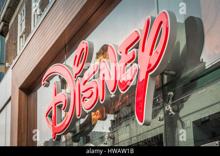 Disney Store, Oxford Street, London, UK Stockfoto