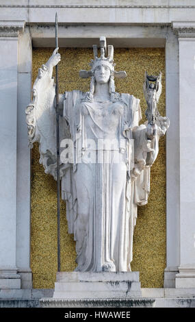 Grab des unbekannten Soldaten, Altar des Vaterlandes, Nationaldenkmal Vittorio Emanuele II, Piazza Venezia, Rom, Italien Stockfoto