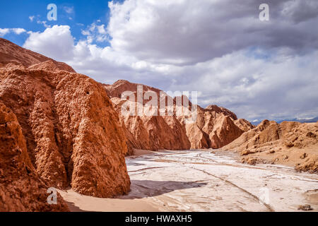 Valle De La Muerte Landschaft in San Pedro de Atacama, Chile Stockfoto