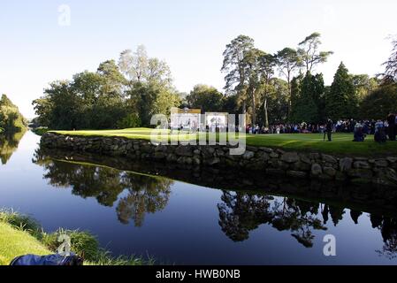 16. GRÜNE & FLUSS LIFFEY K CLUB CO. KILDARE IRELAND die K CLUB STRAFFAN COUNTY KILDARE Irland 24. September 2006 Stockfoto