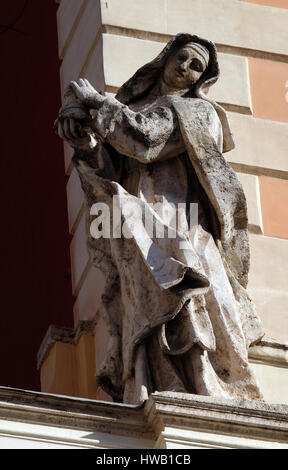 Heilige Klara, Basilika von Saint Sylvester die erste (San Silvestro in Capite) in Rom, Italien am 3. September 2016. Stockfoto