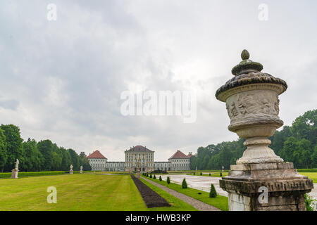 München, Deutschland - Juni 8. 2016: Schloss Nymphenburg in München. Burg der Nymphe Stockfoto