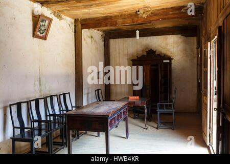 Vietnam, Ha Giang Province, Sa Phin, innen Hmong Königspalast Stockfoto