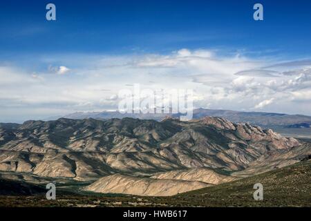 Kirgisistan, Naryn Provinz, Sightseeing Tour und Mountain trek Stockfoto