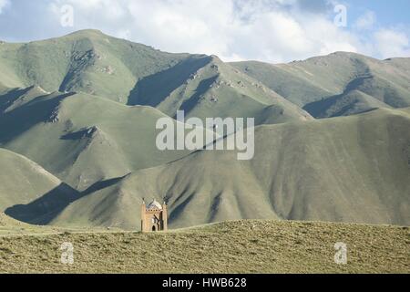 Kirgisistan, Naryn Provinz, Sightseeing Tour und Mountain trek Stockfoto