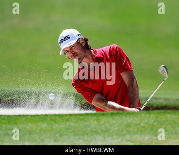 Orlando, Florida, USA. 19. März 2017. Aaron Baddeley im Bunker am 11. Loch während der Endrunde der Arnold Palmer Invitational. Bildnachweis: Cal Sport Media/Alamy Live-Nachrichten Stockfoto