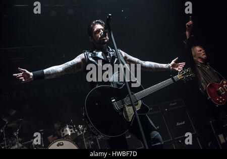 Bournemouth, UK. 19. März 2017. Black StarRider Leben bei O2 Academy Bournemouth. Bildnachweis: Charlie Raven/Alamy Live-Nachrichten Stockfoto