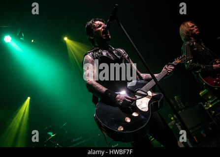 Bournemouth, UK. 19. März 2017. Black StarRider Leben bei O2 Academy Bournemouth. Bildnachweis: Charlie Raven/Alamy Live-Nachrichten Stockfoto