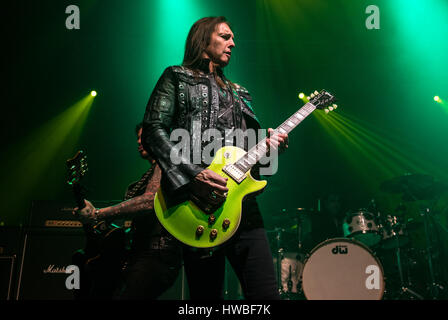 Bournemouth, UK. 19. März 2017. Black StarRider Leben bei O2 Academy Bournemouth. Bildnachweis: Charlie Raven/Alamy Live-Nachrichten Stockfoto