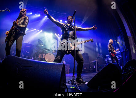 Bournemouth, UK. 19. März 2017. Black StarRider Leben bei O2 Academy Bournemouth. Bildnachweis: Charlie Raven/Alamy Live-Nachrichten Stockfoto