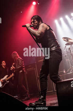 Bournemouth, UK. 19. März 2017. Black StarRider Leben bei O2 Academy Bournemouth. Bildnachweis: Charlie Raven/Alamy Live-Nachrichten Stockfoto