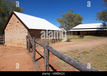 Die alte Telegraph Station, Alice Springs, Northern Territory, Australien Stockfoto