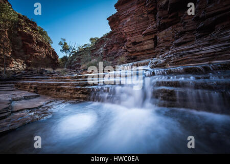 Galmei Schlucht - Karijini National Park, Pilbera, Western Australia, Australia Stockfoto