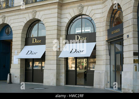 Dior Shop, Place Vendome. Paris. Frankreich Stockfoto