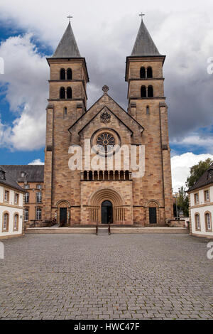 Basilika St. Willibrord in Echternach, Luxemburg. Stockfoto