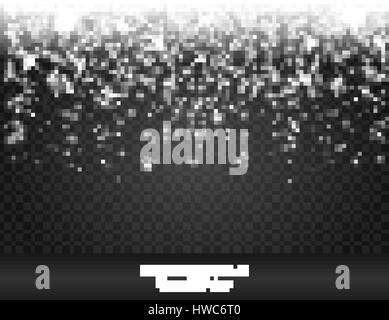 Spezialeffekt Licht leuchten, flare, Stern. Feuerwerk. Isolierte Funken. Wirklich Transparenz. Stock Vektor