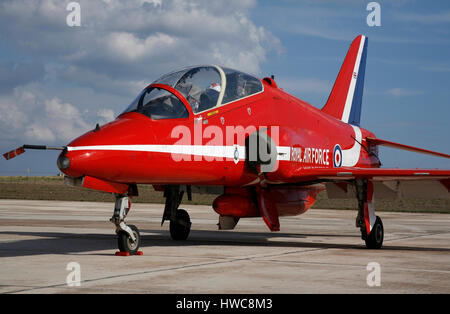 Die Royal Air Force Red Arrows in Malta Stockfoto