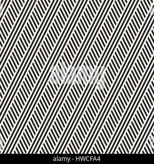 Interlacing parallele Streifen. Monochrome Musterdesign Vektor. Stock Vektor