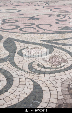Bunte dekorative Fliesen Boden Stockfoto